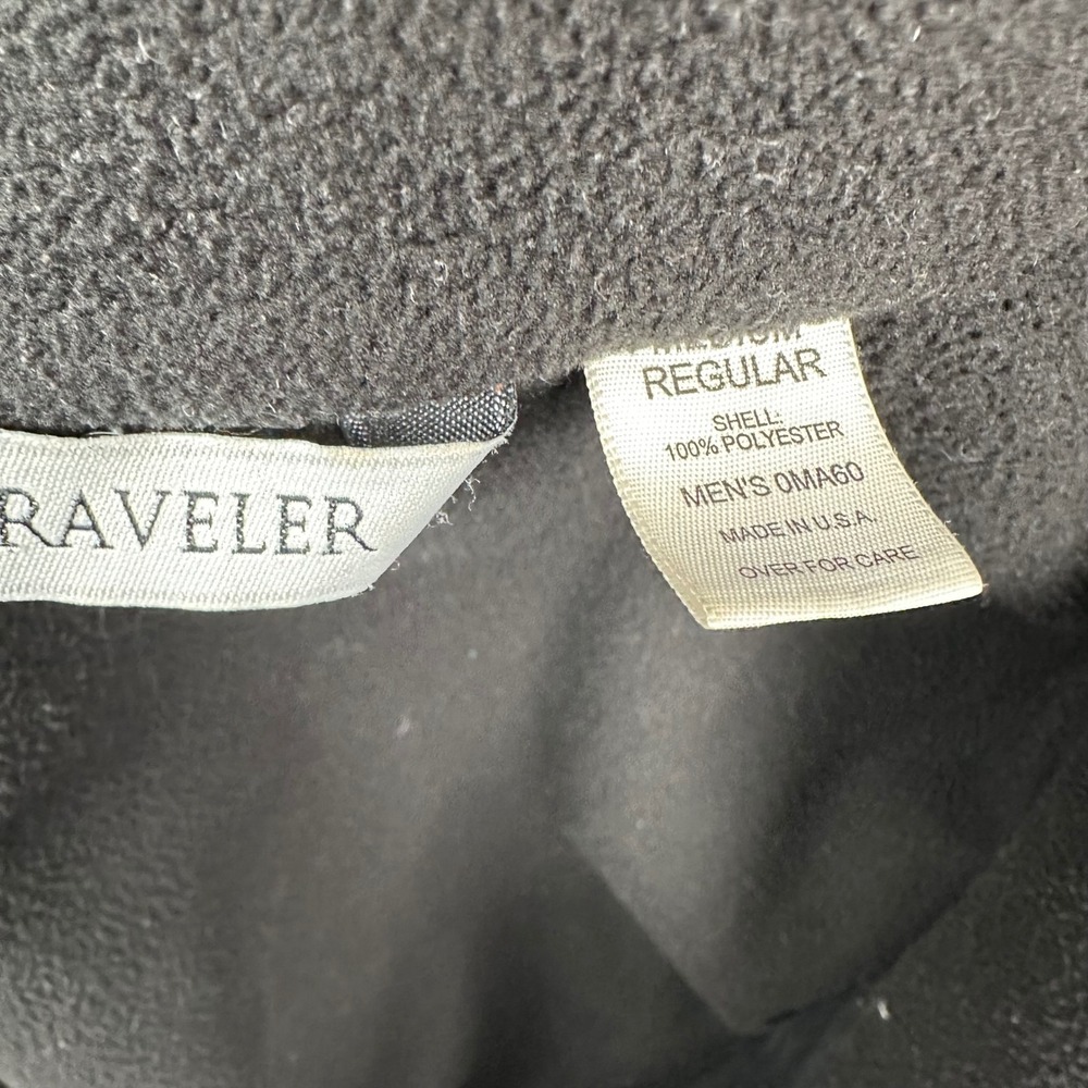 VTG L.L.Bean Traveler Jacket Mens M Brown 3-in-1 Fleece Long Lined Hooded Parka - Picture 7 of 12